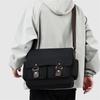 Men's Retro Canvas Messenger Bag – Casual Crossbody Sling with Adjustable Strap for Outdoor & Travel Use