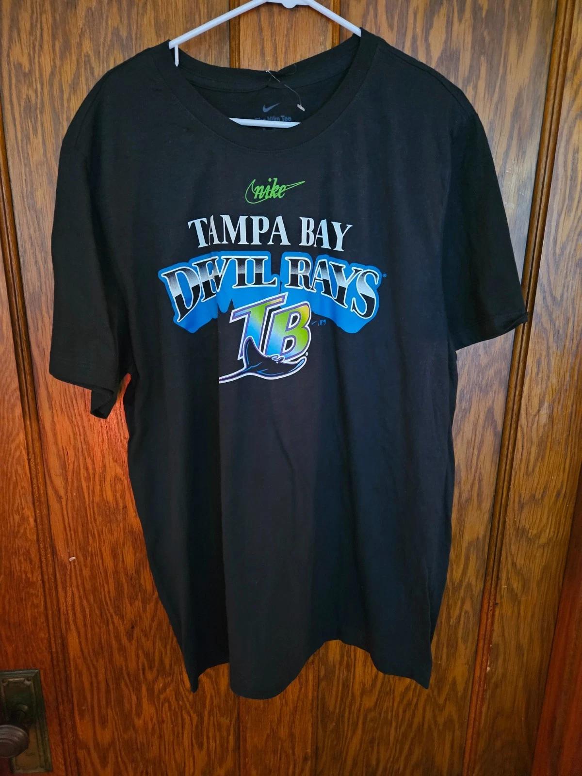 Tampa Bay Devil Rays Authentic MLB The Tee Men’s T shirt Sz XL XL