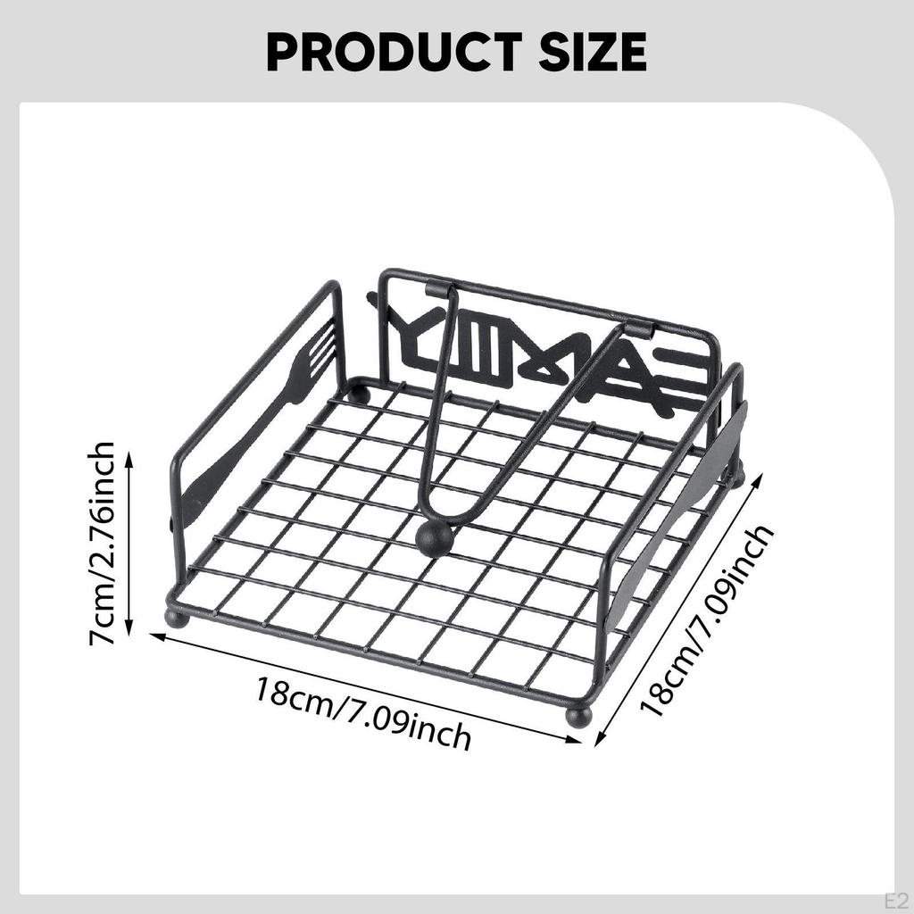 Serviettenhalter Spender Ständer Restaurant Organisation Flache Serviette mit beschwertem Arm