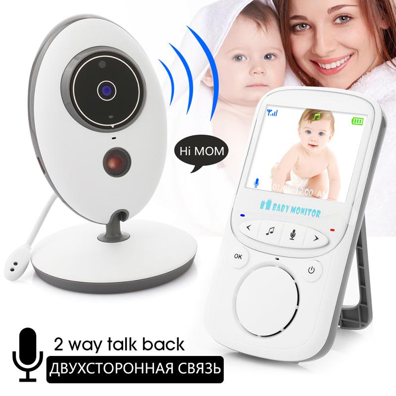 VB605 2.4 Inch Wireless Video Baby Monitor Color Camera Intercom Night Vision Temperature Monitoring Baby Nanny  Network-free