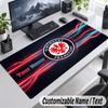Custom Name Text Mouse Pad Eintracht Frankfurt Personalized Desk Pad For Work And Gaming
