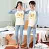 Teen Boys' Autumn Cotton Clothes Set: Thin Style Underwear and Wool Shirt for Junior High Students