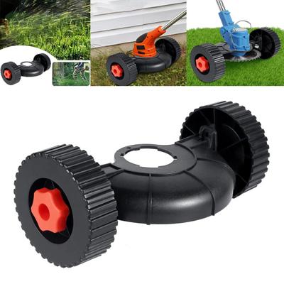 Lawn Mower Auxiliary Wheels Universal Lawn Mower Support Wheels Easy Install Grass Trimmer