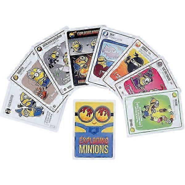 Exploding Kittens Exploding Minions - Card game for adults, teens & kids - Fun family games - A Russian roulette card game