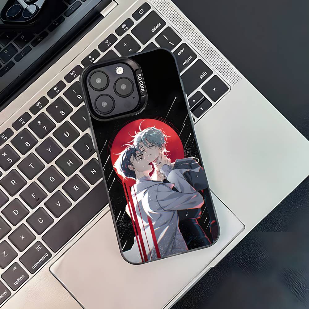 A-Alien Stage Game For iPhone 17,16,15,14,13,12,11,Pro,MAX,Plus Black Shockproof Candy Matte Cover
