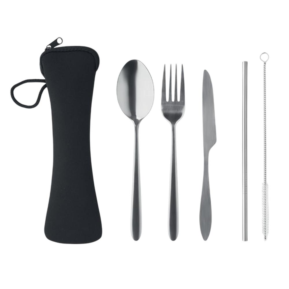 MidOcean 5 Service Reusable Stainless Steel Cutlery Set Set