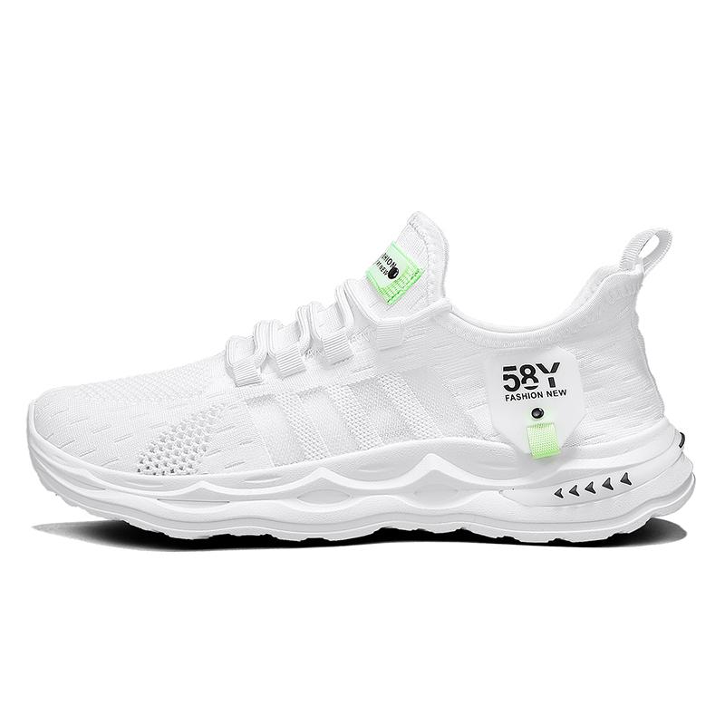 

Горячая мужская повседневная обувь Универсальная легкая нескользящая износостойкая мужская повседневная обувь Дышащие мужские кроссовки Горячая мужская повседневная кроссовка 44 белый