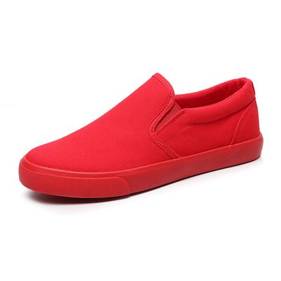 Fashion New Autumn Chinese Red Canvas Shoes Men's Work Shoes Breathable Casual Board Shoes Student Sports Shoes Men Women Sneakers