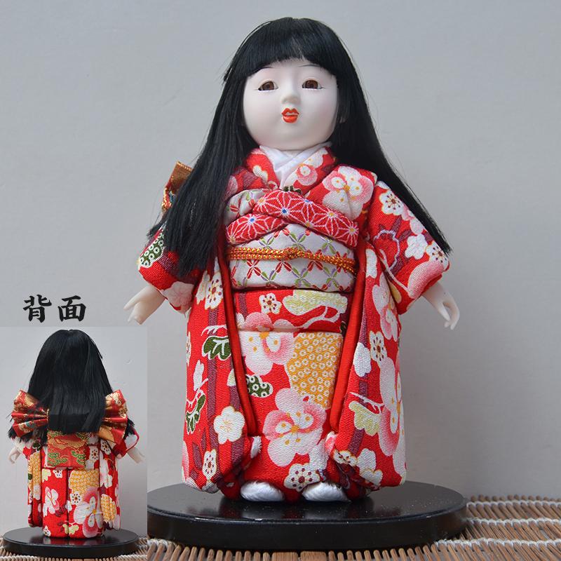 Retro Japanese geisha Doll Action figures Kimono Statue Figurines Ornaments for Home Room Hotel Desk Cabinets Decor Crafts Gift