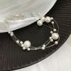 Elegant White Pearl Necklace Women's Clavicle Chain 2025 Chain High-End Sweater Multi-Layer New Q1R0