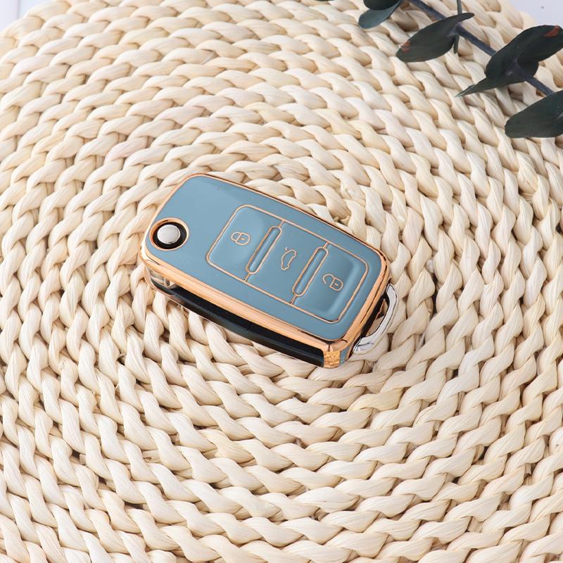 Tpu Car Key Case Cover Protection For Volkswagen Vw Polo Golf Passat Tiguan Beetle Caddy T5 Up Eos Skoda Octavia Seat Leon Altea