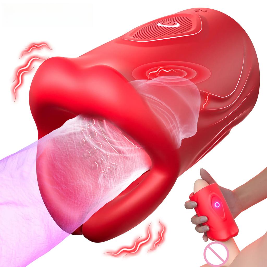 Männlicher Masturbator Penis Trainingsvibrator Männer Eichel Massage Stimulator mit 9 Vibrationsverzögerungstraining Übungsgerät Sexspielzeug für Erwachsene 18