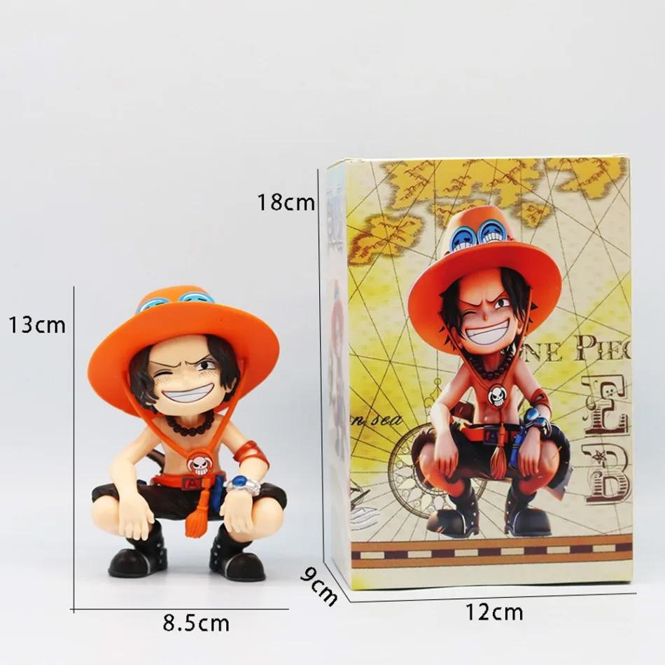 New One Piece Luffy Solon Sanji Ace Yamato Q-version cartoon anime game character figurine children's birthday collection toys