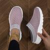 TUINANLE Woman's Shoes Summer Slip on Casual Sandals Lady Mesh Plus Size Walking Slippers