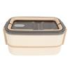 3 Compartments Compartment Lunch Box Double Layer Thermal Lunch Box Food Container  For Travel