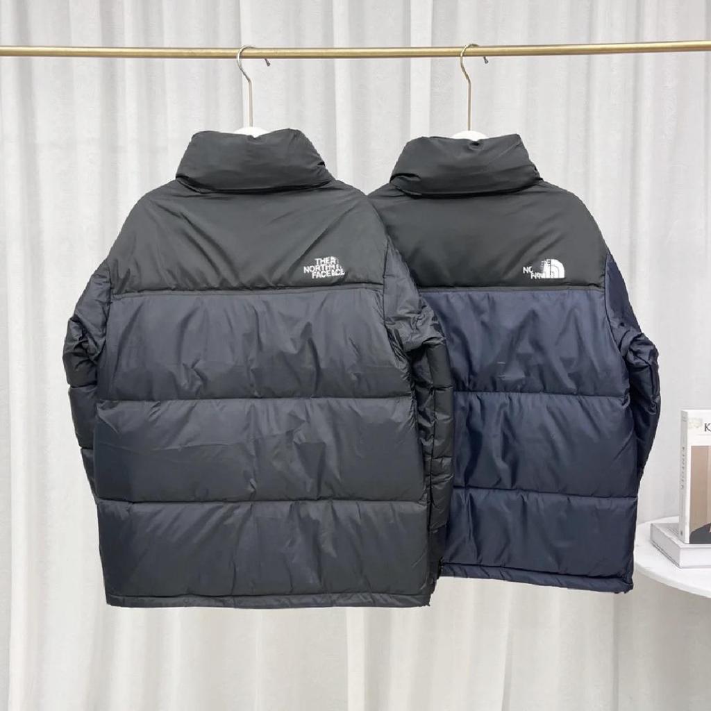 Herrenjacke von 1996, dick gefüttert, aus Baumwolle - Unisex, hochwertige, lockere Oberbekleidung im Brotstil