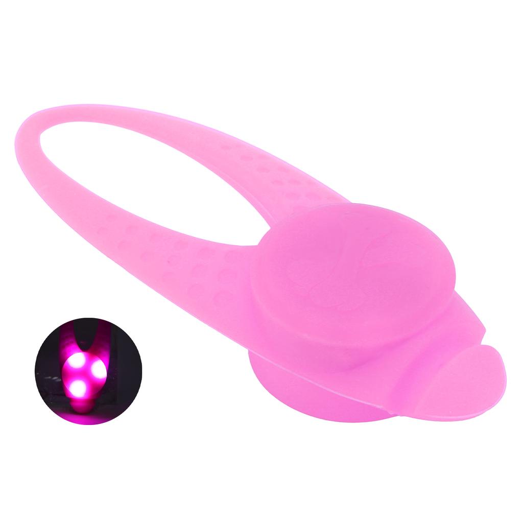 Dog Collar Pendant Light Waterproof Dog Neck Pendant LED Safety Light with Stainless Steel