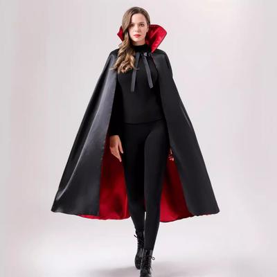 Halloween Erwachsenenumhang rot und schwarz Stehkragen Tod Vampirumhang Umhang Piratenumhang Bühnenkostüm