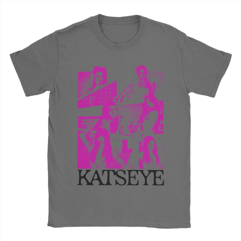 Purple Grunge Girl Katseye Kpop Unisex's T Shirt  Funny Tees Short Sleeve Crewneck T-Shirts Pure Cotton Gift Idea Tops