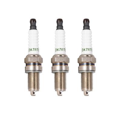 3pcs DK7RTC General Plug (Integrated Terminal) Replacement NGK [4415] DCPR7E Spark Plug, BOSCH