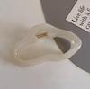 Korean Frosted Large Claw Clip - Elegant Shark Hair Accessory for Women's Updos