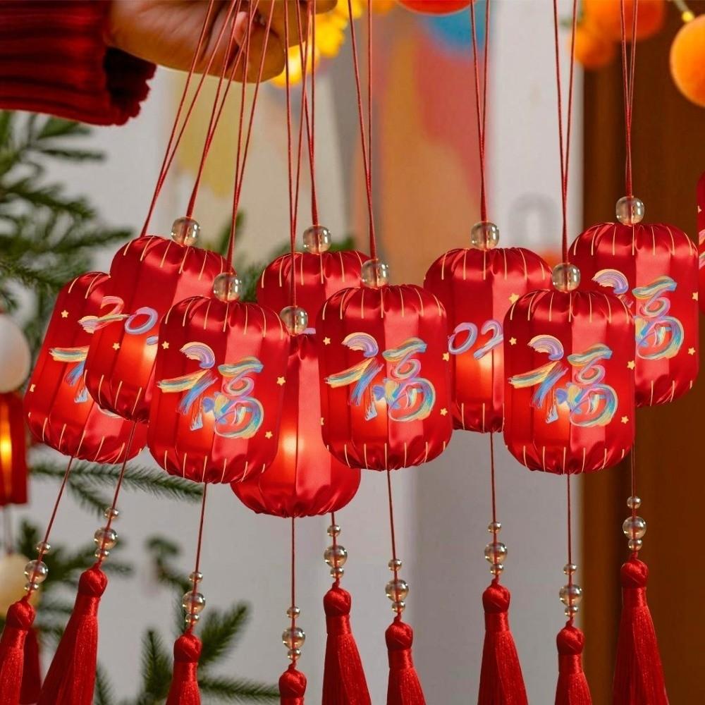 Horse Year 2026 New Year Lanterns Handmade Portable Lanterns Chinese Hanging Lanterns Party Decor