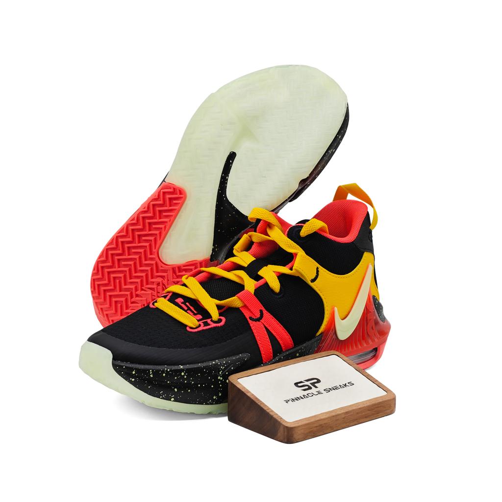 Nike LeBron Witness 7 GS 'Black Bright Crimson Speckled' DQ8650-001