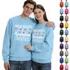 Men's Round Neck Long Sleeve Top, Unisex, Couple Casual Sports Top