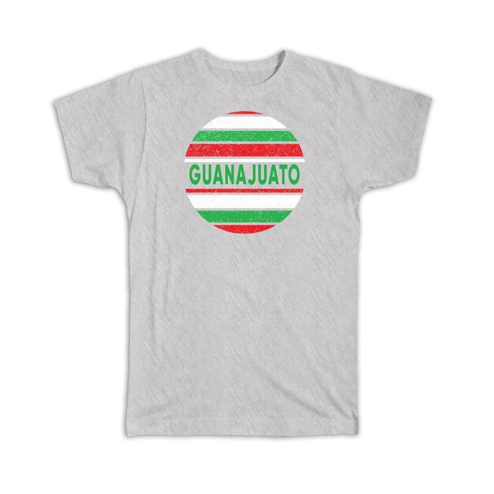 

Gift T-Shirt : Guanajuato Mexico Distressed Circular Mexican Expat Country L