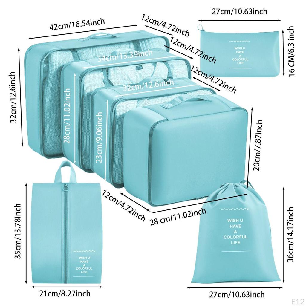 7 Lightweight Pouches for Travel Organization and Clothing Storage