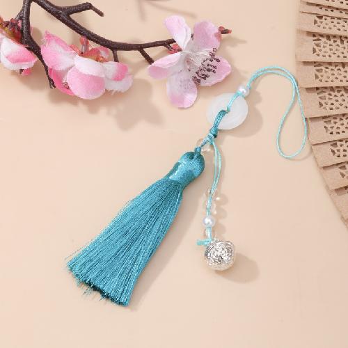 Qingxin Palace Bell Tassel Pendant Hanfu Waist with Yunmeng Jiang Pendant Palace Bell Ancient Style Accessories Fan Pendant Hanging Ear
