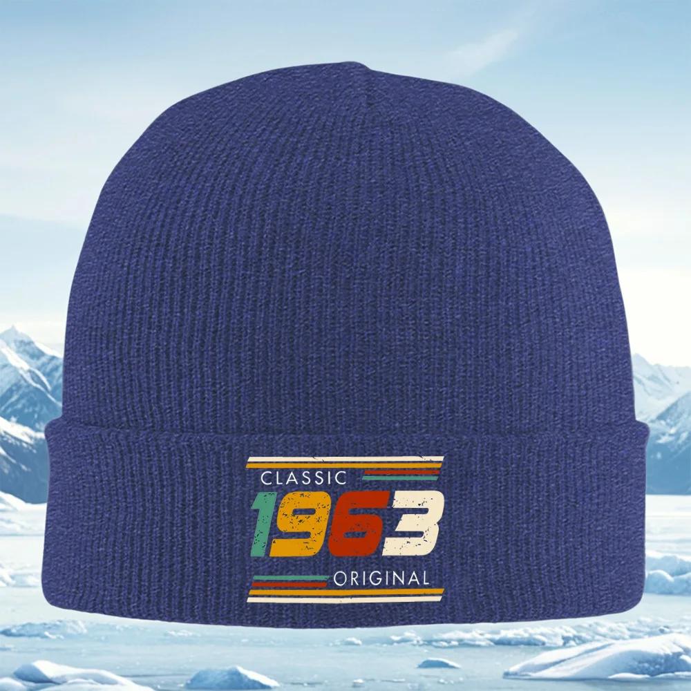 Classic style retro design Unisex Women Unisex Knitted Hat Beanie Pullover Cap Winter Thermal Warm Christmas Outdoor Cycling H