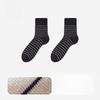 Female Spring and Autumn Pure Cotton Striped Breathable Sweat Absorbing Boneless Tube Stack Socks