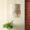 1Pc New Nordic Style Handmade Cotton Rope Woven Lampshade, Famous Star Lighting Pendant, Room Decoration Wall Hanging