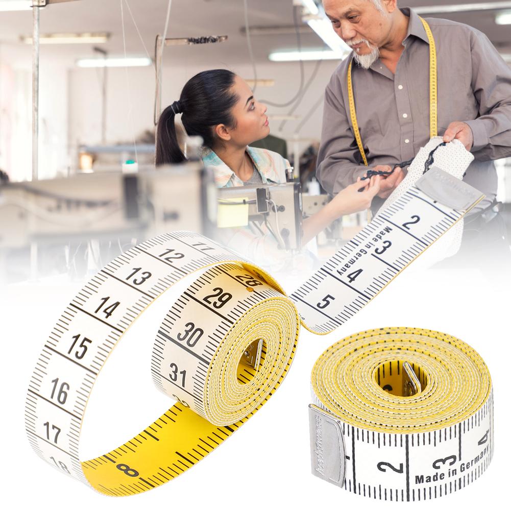 10 Pcs Tape Measure PU Material Soft Measuring Ruler 150cm 60in for Multiple Purposes