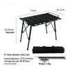 Portable Height-Adjustable IGT Camping Table