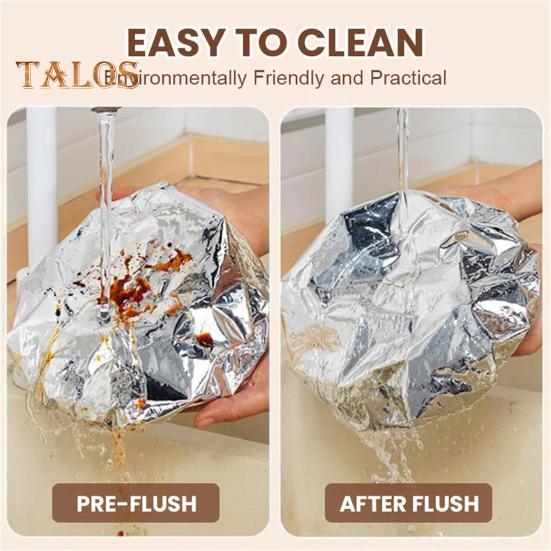 Isolierhülle aus Aluminiumfolie, hitzebeständige Lebensmittelabdeckungen für die Küche, elastische Frischhaltebeutel, Abdeckungen aus Aluminiumfolie zur Aufbewahrung von Lebensmitteln