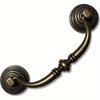 4 Pcs 3.5-Inch Hole Center Zinc Alloy Vintage Drawer Pulls - Double Hole Design with Two Sizes of Screws, Ideal for Kitchen & Furniture