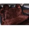 Car Seat Cover Faux Fur Warm Car Seat Cover Faux Plush Black Cute Fundas Coche Asiento Universal Decorative Accessories