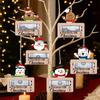 Cash Holder Decoration Hangable Wooden Christmas Money Card Holder Pendant For Family Friends Kids Couples Daughter Son Wall