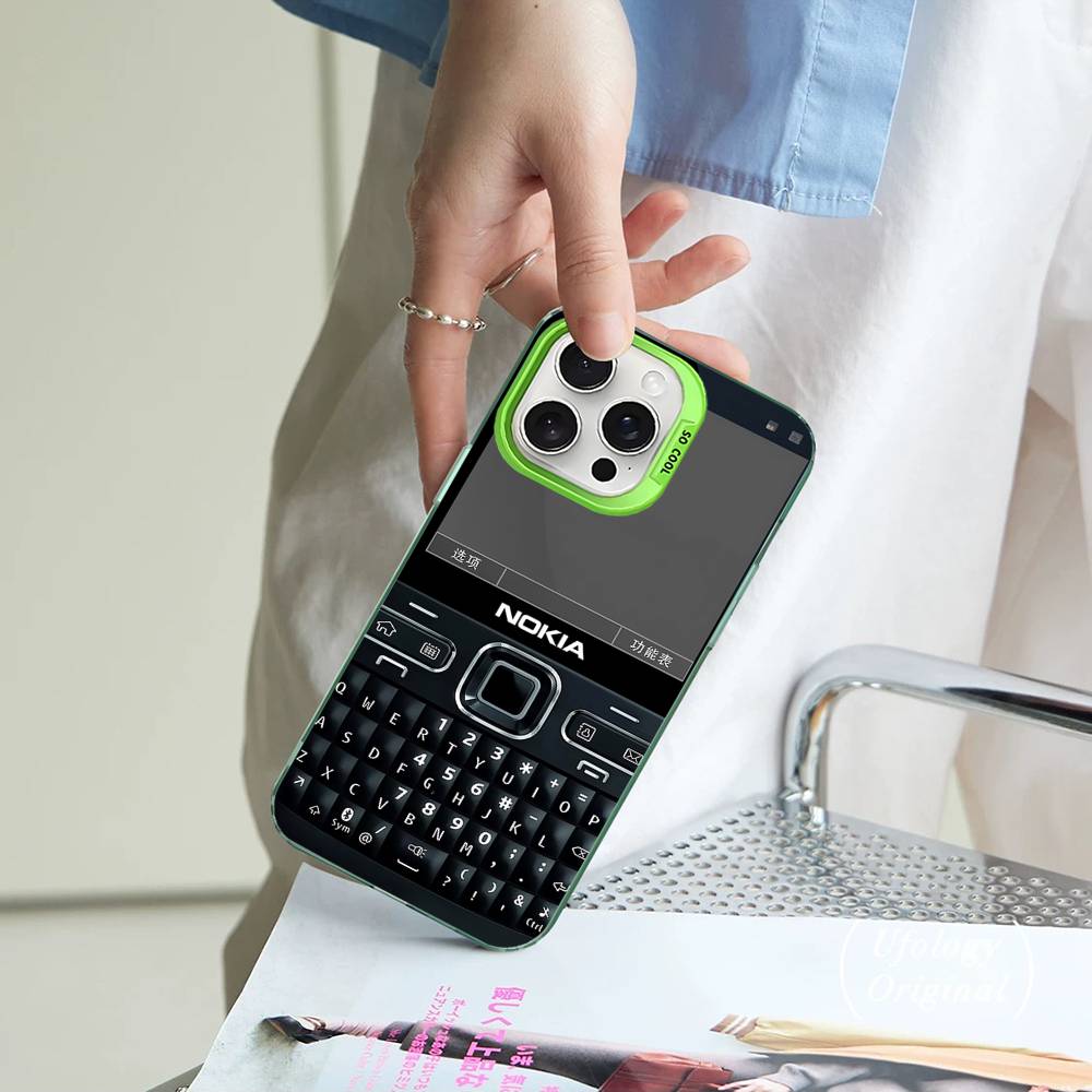 Cool-N-Nokiaes Phone Case For IPhone 17 16 15 14 13 12 11 Pro Max Color Black Matte Cover