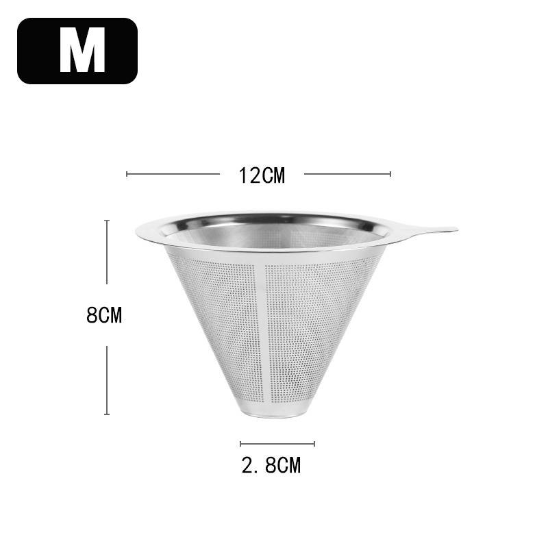 

Фильтр для кофе из нержавеющей стали 800 ячеек для кофе с держателем для кофе сетка для кофе кухонное ситечко для кофе аксессуары для кофе
