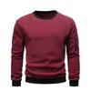 New Autumn and Winter Men's Polar Fleece Casual Solid Color Sweatshirt Youth Fashion Long-sleeved Sports Coat