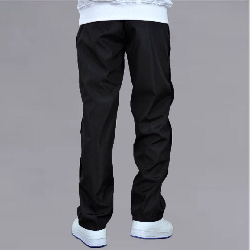 Herren Herbst Winter Einfarbig Übergröße Verdickt Locker Warm Bequem Outdoor Sport Hose