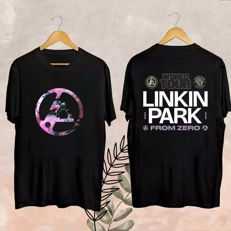 Мерч с мирового тура From Zero 2025, Мерч Linkin Park, Футболка Linkin Park S-5XL Унисекс S