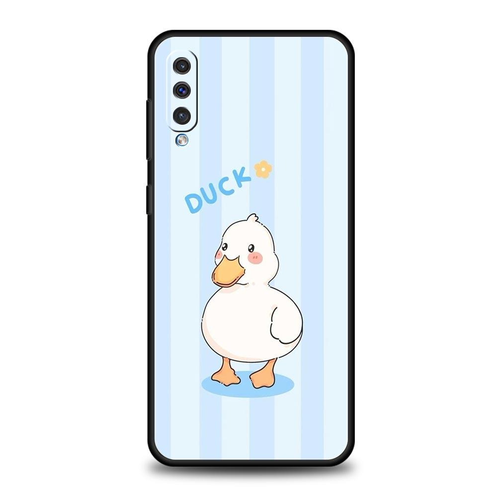 Funny Duck Phone Case For Samsung A56 A36 A26 A54 A52 A24 A14 A50 A72 A70 A06 A12 A22 A34 A42 A32 A04s A16 5G Cover