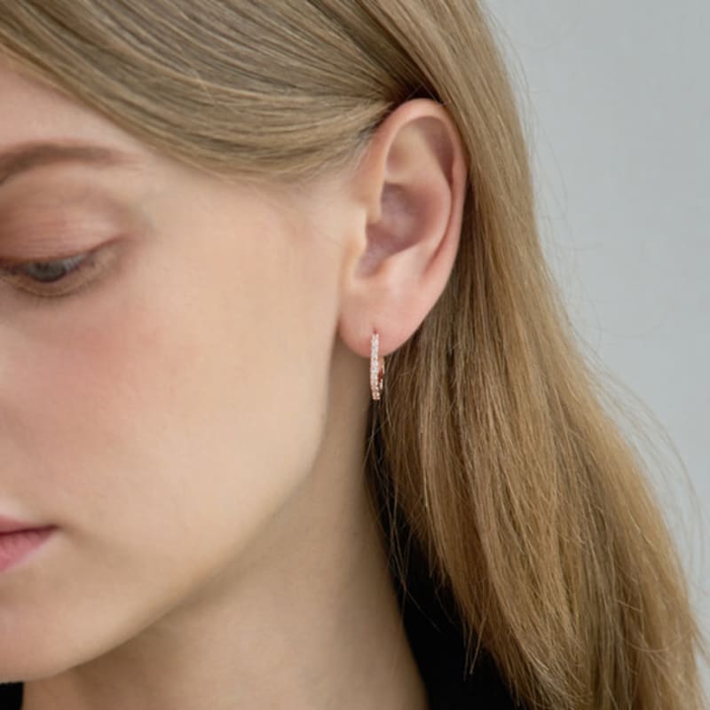 CRANNE 14K Cloit One-Touch Earrings (Gold Filled) C24EGF172