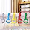 Cartoon Hand Pull Ring Plastic Hanging Ring Portable Stroller Hook  for Baby