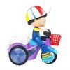 Elektrisches Kinder-Dreirad mit Pedalen, Musik und Lichtern
