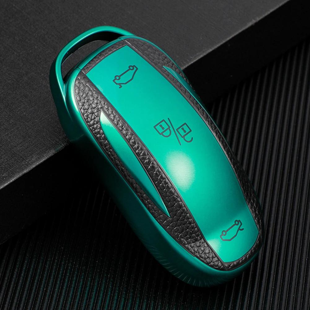 TPU Auto-Smart-Key-Abdeckung, Schlüsselanhänger, für Tesla Modell 3, Modell Y, Modell X, Modell S, Schlüsselschale, Taschenhalter, Schutzzubehör